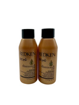 Redken Diamond Oil Shampoo Dull &amp; Damaged Hair 1.7 oz. Set of 2 - £7.77 GBP