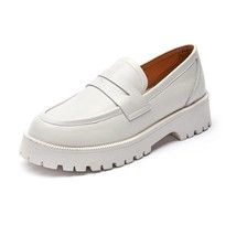 Spring Shoes Female British Style Thick-soled College Style Casual Loafers Genui - £57.82 GBP