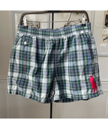 Polo Ralph Lauren Plaid Swim Trunks Big Pony L 5” Inseam - $32.40