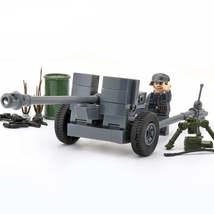 WW2 German Army Artillery Pak 38 AT Gun Minifigures Weapons and Accessories - £12.17 GBP