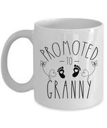 Funny Granny Vintage Coffee Mug Promoted To Granny Cup Mother&#39;s Christma... - $14.68+