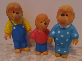 1986 Berenstain Bears Figure McDonalds Happy Meal Toys Lot of 3 Mama Dad Brother - £7.90 GBP