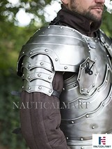 NAUTICALMART Medieval Knight Shoulder Armor Plate Set Halloween Costume by - £123.66 GBP