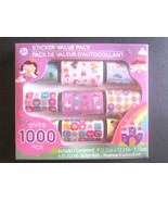 BRIGHT COLORFUL GIRL PRINCESS CASTLE HEARTS OVER 1000 (9 SHEETS) BOXED NEW! - £4.67 GBP