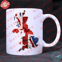 2 UK UNITED KINGDOM BRITISH ENGLAND NATIONAL FLAG Mugs - $22.00