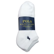 Polo Ralph Lauren Classic Sport Half Low Socks Mens Size 6-13 White (6-P... - $24.95