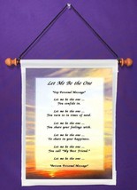 Let Me Be the One - Personalized Wall Hanging (938-1) - £15.17 GBP