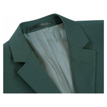 Men RENOIR suit Solid Two Button Business Formal Year Round Slim Fit 201-9 Green image 3