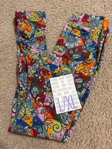 LuLaRoe kids L/XL Floral Flowers Multicolor New leggings NWT Large X-Large - £9.82 GBP