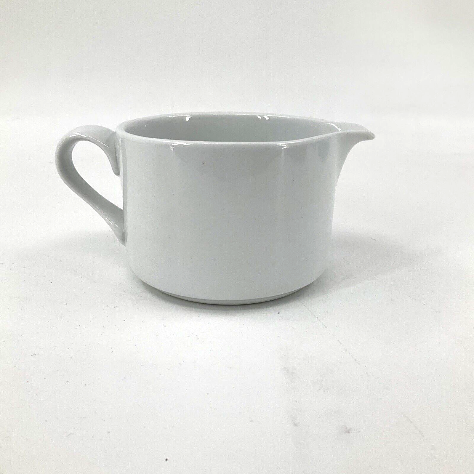 Dansk Bistro Bisserup White Stoneware Creamer Made In Portugal Contemporary - $14.84