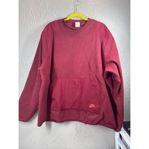 Nike Sportswear Fleece Sweatshirt Crewneck Polar Burgundy Men DD4854-677... - $838.73 MXN