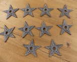 10 Cast Iron Stars Washers Texas Lone Star Ranch 3&quot; *WITH DEFECTS* PRICE... - $18.99