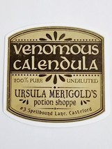 Venomous Calendula Label Looking Halloween Theme Sticker Decal Embellishment Fun - £1.74 GBP