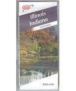 2009 AAA Map Illinois Indiana - £7.47 GBP