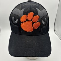 Clemson Tigers Black With Tiger Eyes Snapback  Adjustable Cap Hat Zephyr - $31.92