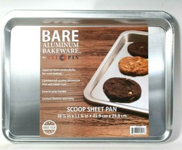 1 Count USA Pan Bare Aluminum Bakeware 16 1/2&quot; X 11 3/4&quot; Scoop Sheet Pan - $25.99