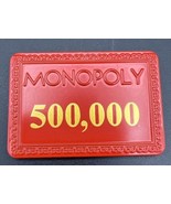 Monopoly Surprise Community Chest Red Certificate 500,000 Token Game Piece - £2.14 GBP