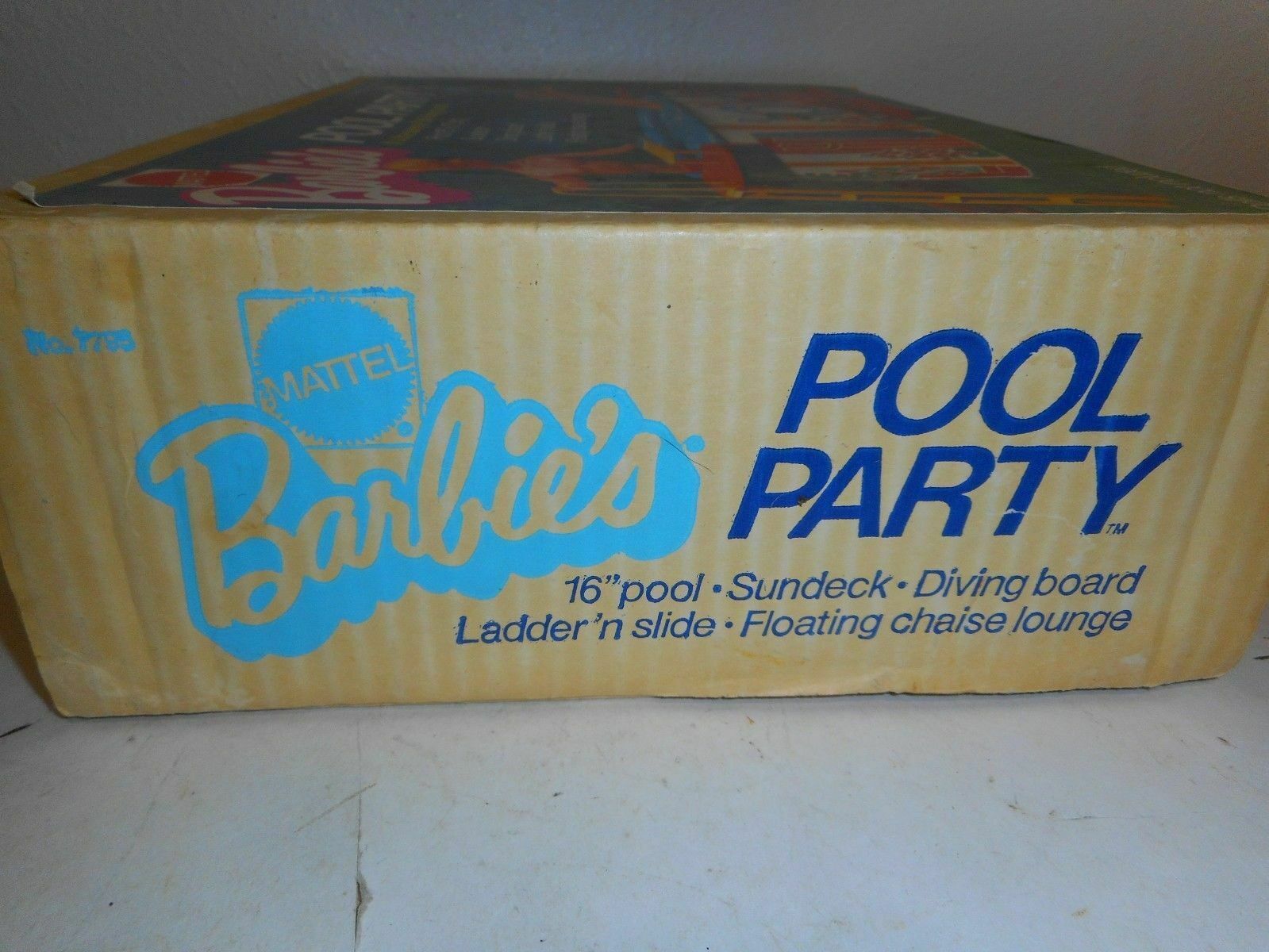 Vintage Mattel 1973 Barbie's Pool Party with Box No. 7795 missing a few parts Item image 3
