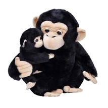 WILD REPUBLIC Mom and Baby Chimpanzee, Stuffed Animal, 12 inches, Gift f... - £53.54 GBP