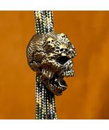 Brass "Scream Skeleton" EDC Knife Bead, Lanyard Making Supply - $12.99
