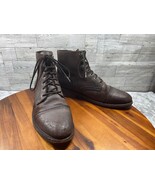 Thursday Boot Company Men 11M Everyday Captain Shoes Brown Oiled Leather... - $88.92