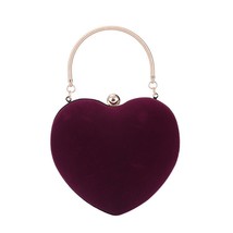 New  Love Bag Peach Heart-shaped Cute Handbag Ladies Evening Bag One  Messenger  - £55.16 GBP