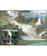 Papua New Guinea 2011. Ambua Falls (MNH OG) Souvenir Sheet - £5.34 GBP