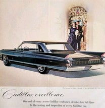 1961 Cadillac Fleetwood Sixty Advertisement Automobilia General Motors D... - $570.01 MXN