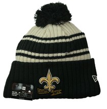 New Orleans Saints New Era NFL Sport Knit Cuffed Winter Hat with Pom - $22.75