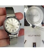 self wind waterproof Timex men's watch vintage Marlin 1960's 4014-3169 R... - $62.99