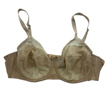 Wacoal 40C Retro Chic Bra Beige Full Figure Coverage Underwire 855186 Sh... - £17.99 GBP