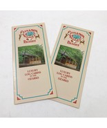 Cinnamon Valley Resort Brochure 1990&#39;s Eureka Springs Arkansas Set of 2 - $9.38 CAD