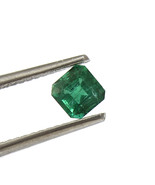 Natural Zambian Emerald Square Shape Faceted Cut Gemstone For Jewelry Ma... - $36.99
