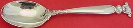 Romance of the Sea By Wallace Sterling Silver Serving Spoon 8 1/2&quot; - £132.58 GBP