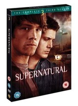 Supernatural: The Complete Third Season DVD (2008) Jared Padalecki Cert 15 3 Pre - £13.91 GBP