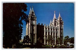 Mormon Temple Salt Lake City Utah UT UNP Chrome Postcard Y10 - £1.49 GBP