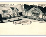 Marbre Hall &#39;Theatre&#39; Paysages Soldats Maison Washington Dc Vignette Udb... - $5.63