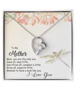 To My Mother Necklace On Card. Gift From Daughter &amp; Son Mom Necklace. Fo... - £24.69 GBP+