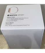 Apple Smart Watch Sport 7000 38mm Rose Gold Aluminum Case Lavender Ba Wr... - $18,640.89 MXN