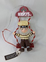 Kurt Adler Hersheys Chocolates Ornament Elf Swing 1994 - $8.95