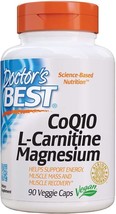 Doctor&#39;s Best Coq10/l-Carnitine/Magnesium Unique Blend, Supports Energy, Muscle  - £36.76 GBP