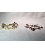 Silver Gold Tone Brighton Filigree Lady Bug Bracelets - Lot of 2 - K1520  - £42.83 GBP