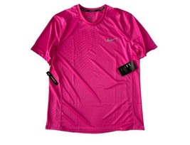Nike AT3951-686 Dri-Fit Miler Reflective Top Pink (L) - $65.92