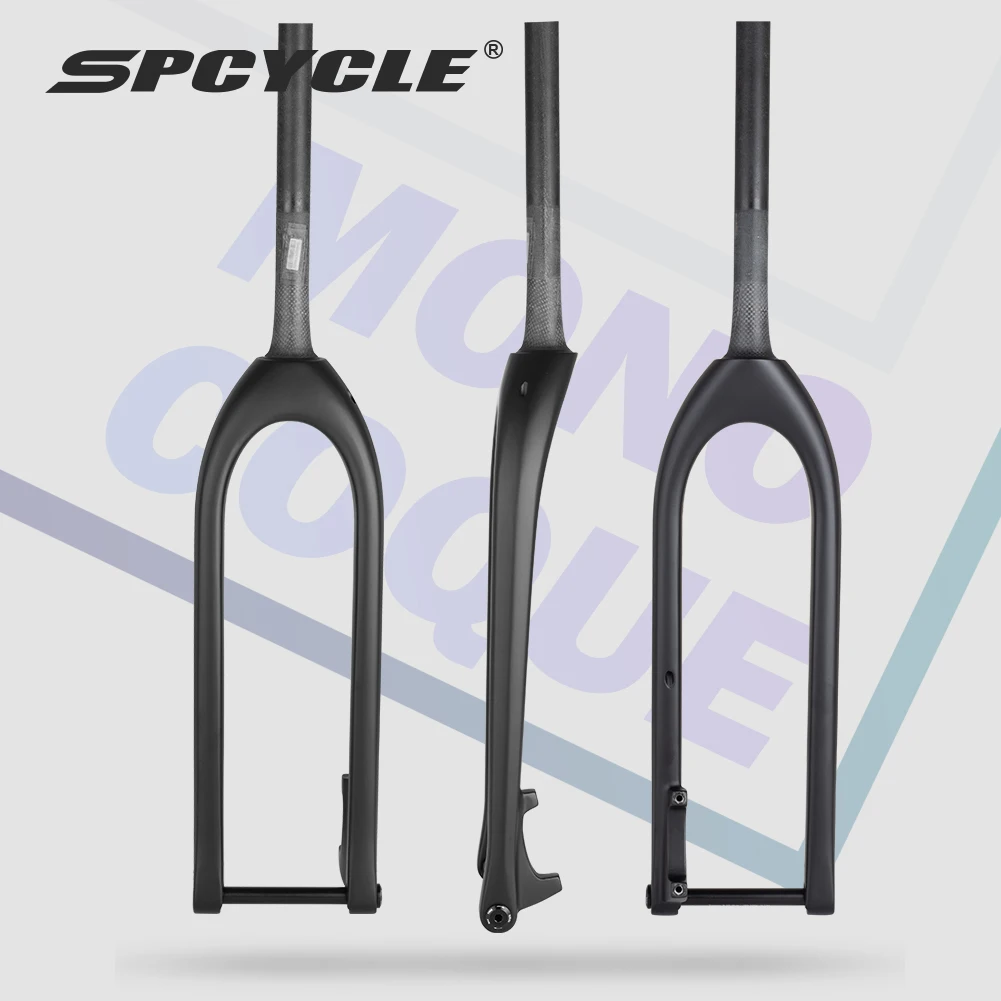 Spcycle 15x110mm  Fork 27.5er 29er Boost Mountain Bike Rigid Fork Monocoque Ligh - £173.88 GBP