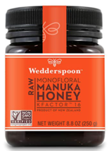 Wedderspoon New Zealand Raw Manuka Honey 8.8oz Kfactor 16 (Lot Of 2) + Freeship - £31.96 GBP