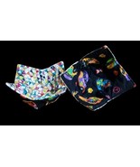 Set of 2 Microwavable Bowl Cozies Plate Cozie Cozy Pot holders VW Beatle... - €25,30 EUR