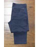 HUGO BOSS Hombre Crigan Estándar Elástico Algodón Azul Oscuro Chinos 38R... - $64.13