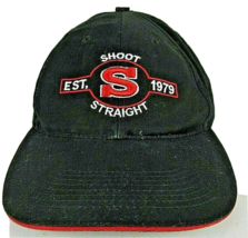 Shoot Straight Gun Range Hat Black Orlando FL Firearms StrapbackAdjustable Logo - £11.62 GBP