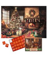 Christmas Advent Calendar 2025 Jigsaw Puzzle 1000pcs 27.6x19.7in Fireplace - $23.79 CAD