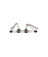 Dual 9 Pin Serial Ports bracket    2 x 9 Pin Male Serial Ports on a brac... - $17.77 CAD